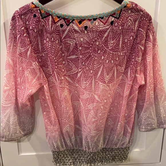 Akemi + Kin Embroidered Boho Blouse - Picture 5 of 6